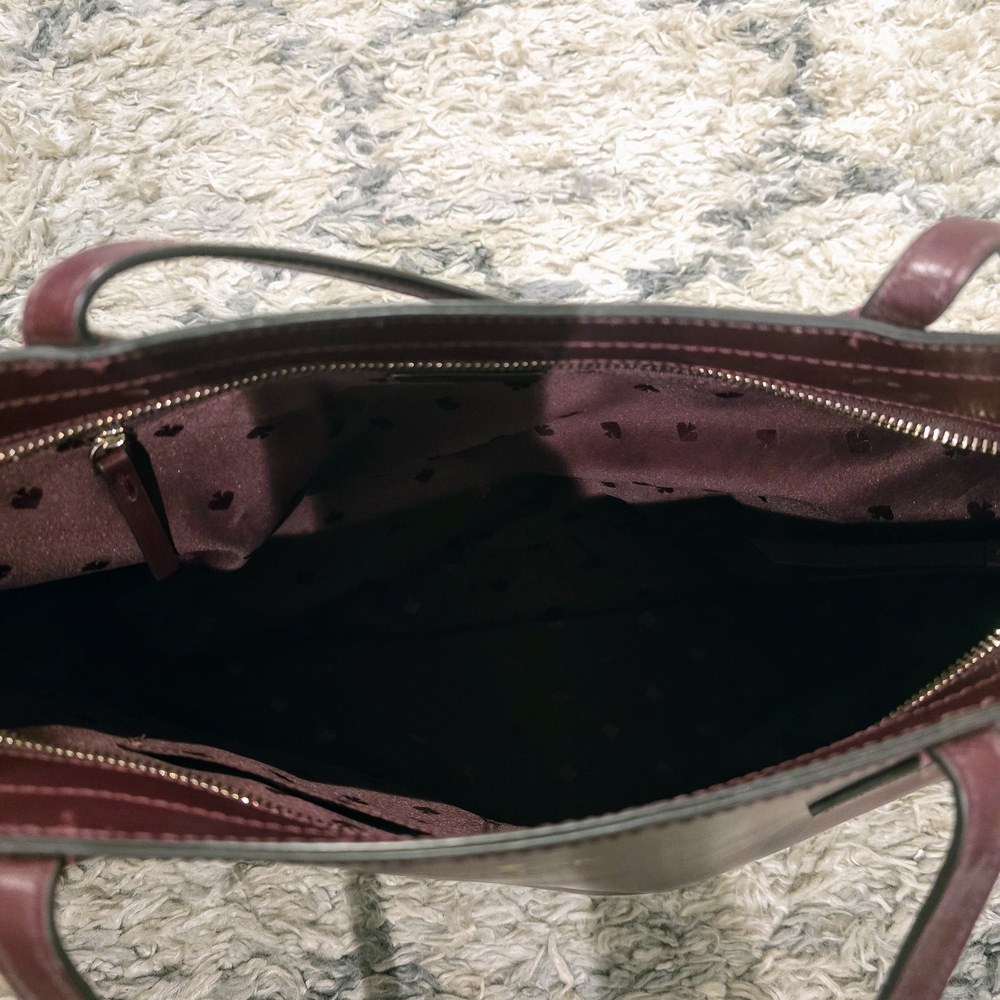 kate spade Burgundy Tote Bag - Picture 4 of 6